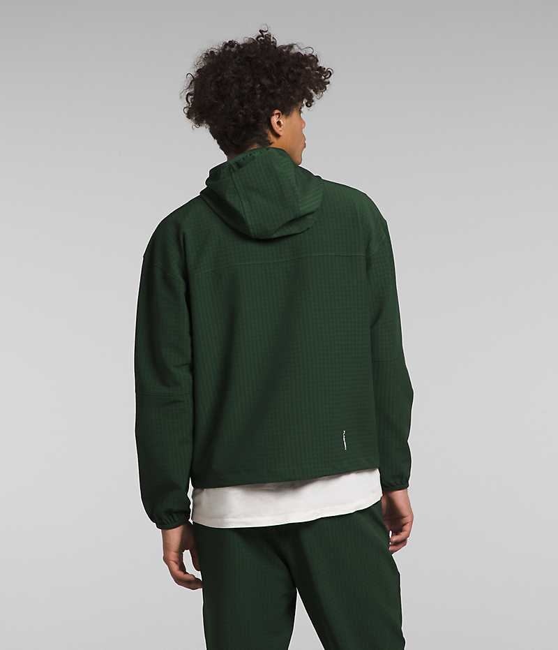 Vestes Polaires The North Face Tekware™ Grid Hoodie Homme Vert | PARIS KLVDA